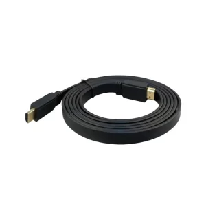 Durable Gold-Plated Connectors of Gamma HDMI Cable 3M Flat