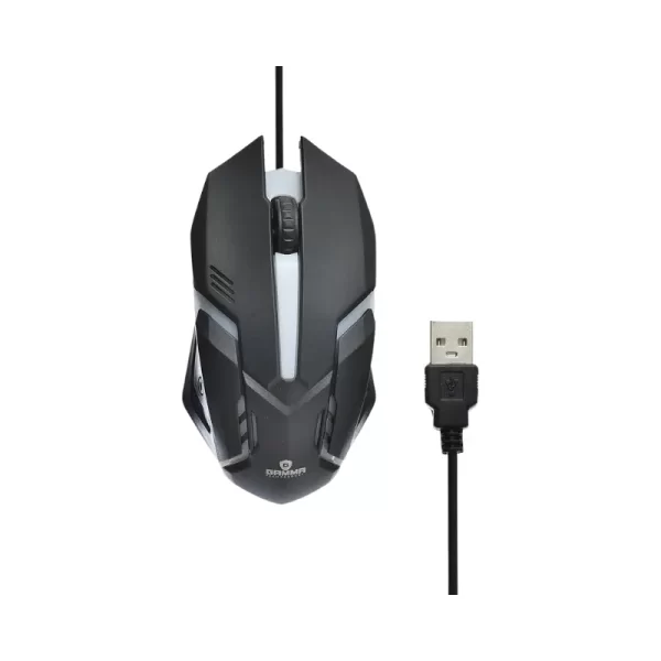 Gamma M-09 wired gaming mouse with LED lighting