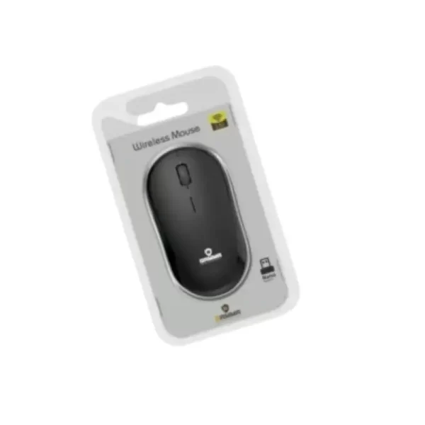 Gamma M-19 Wireless Optical Mouse with ergonomic black design