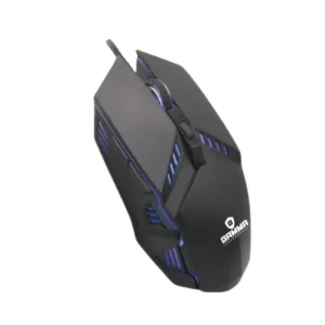 Ergonomic design of the Gamma M-24 Wired Gaming Mouse for comfortable long gaming sessions.