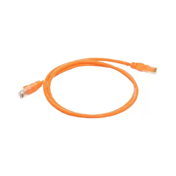 High-speed Gamma UTP CAT6 PRO 1M Orange Ethernet cable for fast and stable network connections.