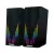 Gamma GT-318 Speakers RGB Light, USB Connectivity, AUX, Black